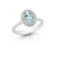 Anello Artlinea Donna in Oro Acquamarina 0.68 Ct AD677/AC-LB - AD677/AC-LB
